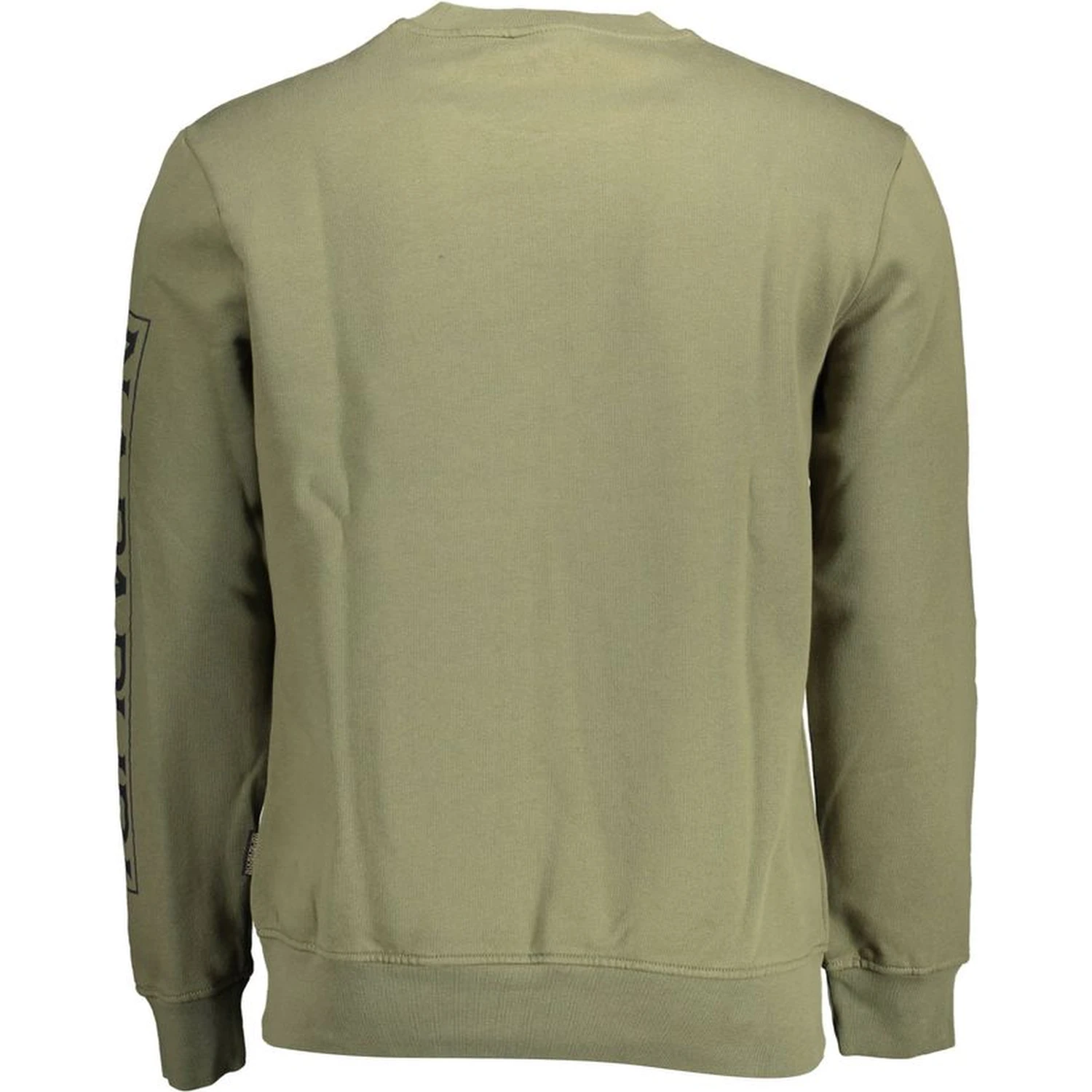Green Cotton Men Sweater