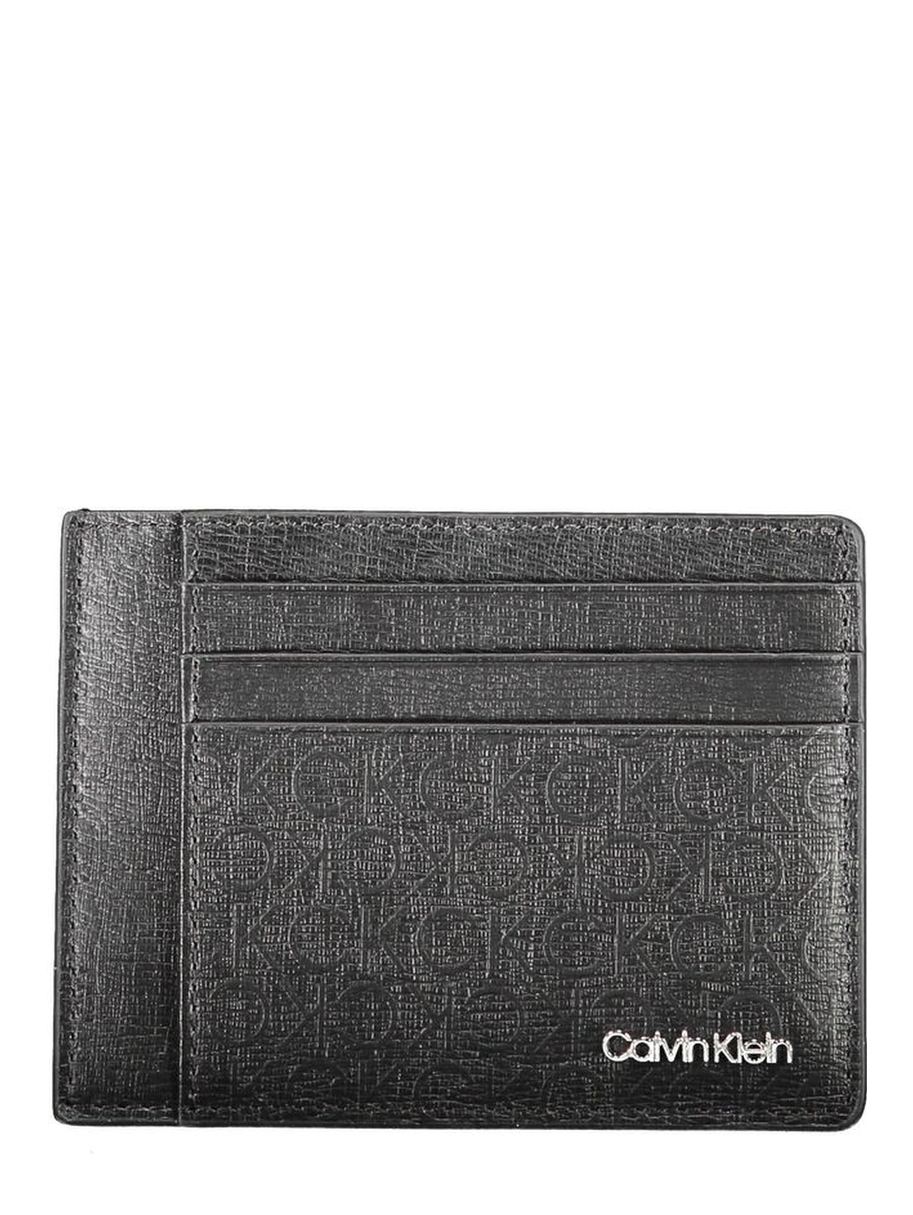 Card Holder Leather Wallet Men Black Wallets