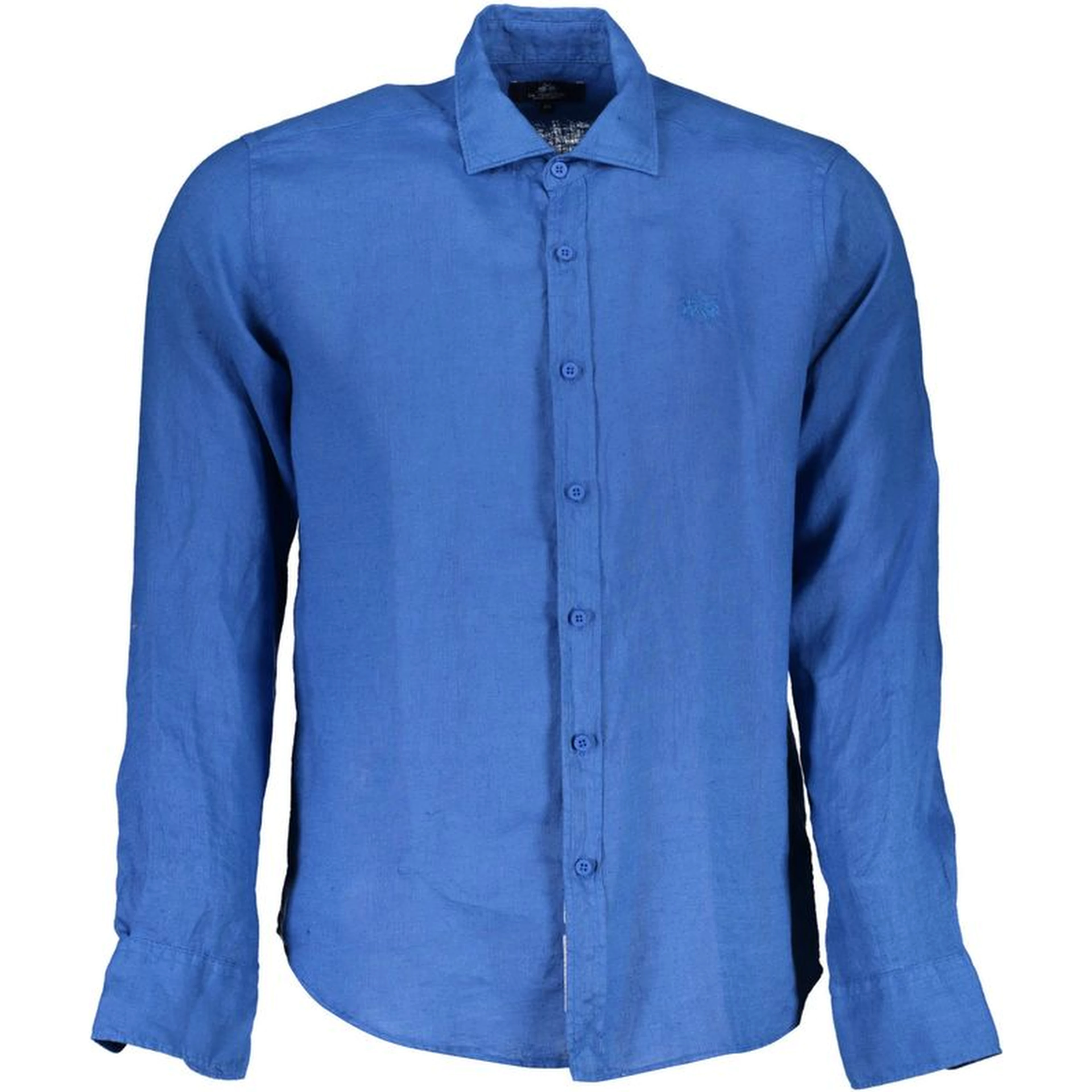 Blue Linen Men Shirt