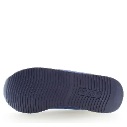 Blue Polyester Men Sneaker