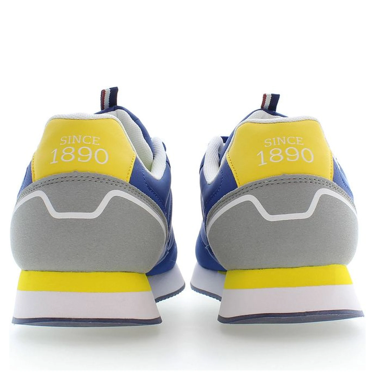 Blue Polyester Men Sneaker