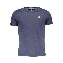 تيشيرت قطني أزرق