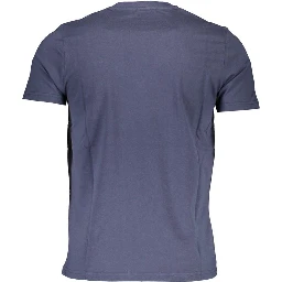 تيشيرت قطني أزرق