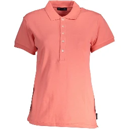 Pink Cotton Polo Shirt