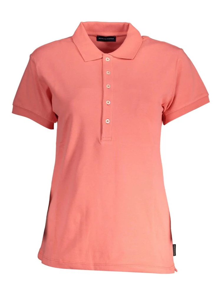 Pink Cotton Polo Shirt