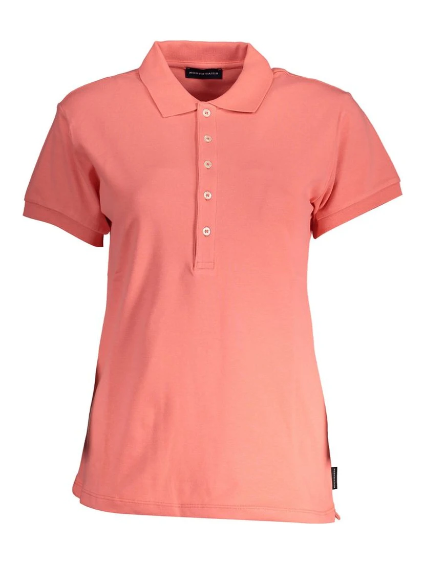 Pink Cotton Polo Shirt
