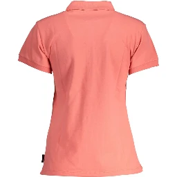 Pink Cotton Polo Shirt