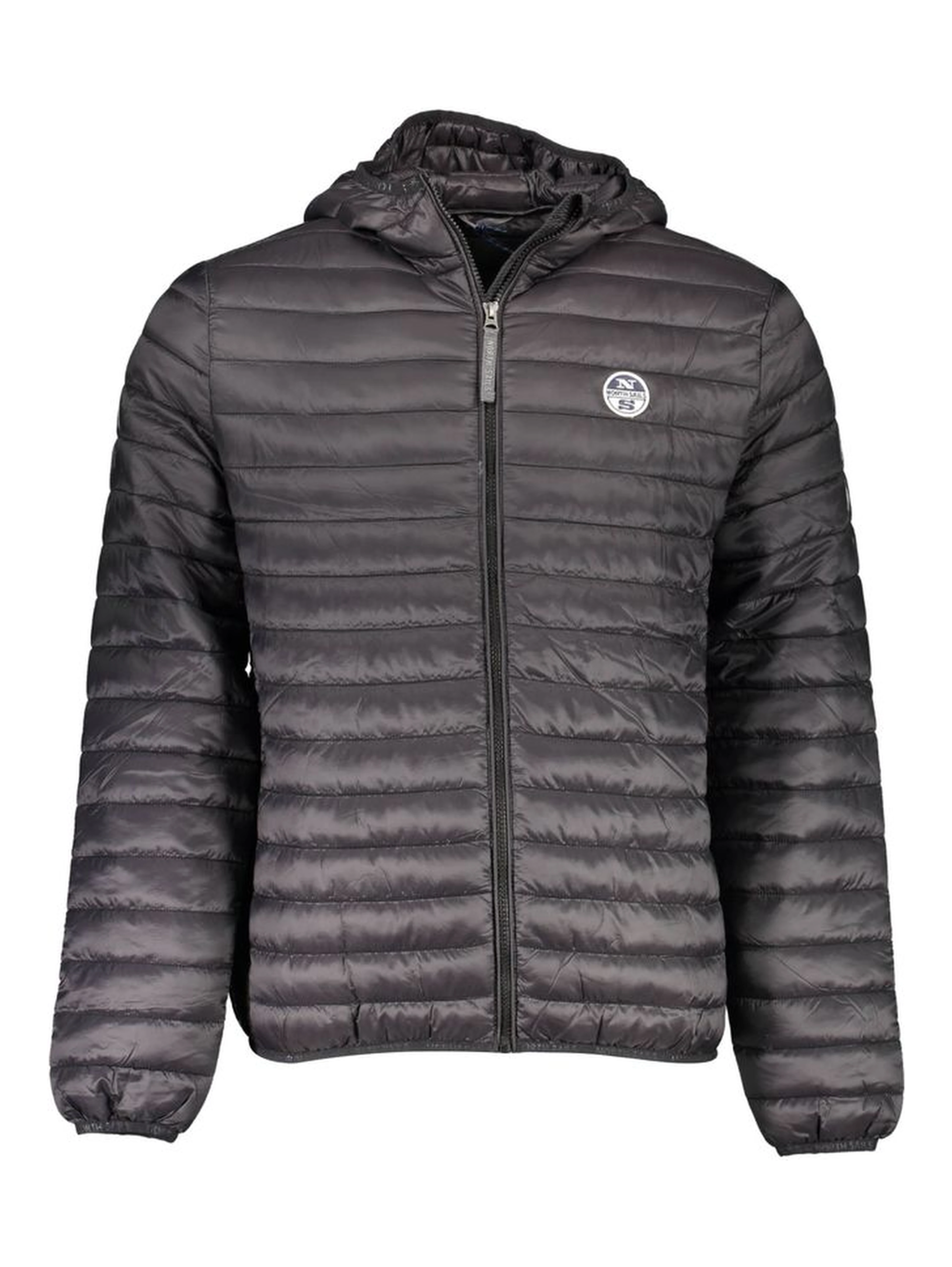 Black Polyamide Men Jacket