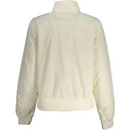 White Polyester Women Jacket
