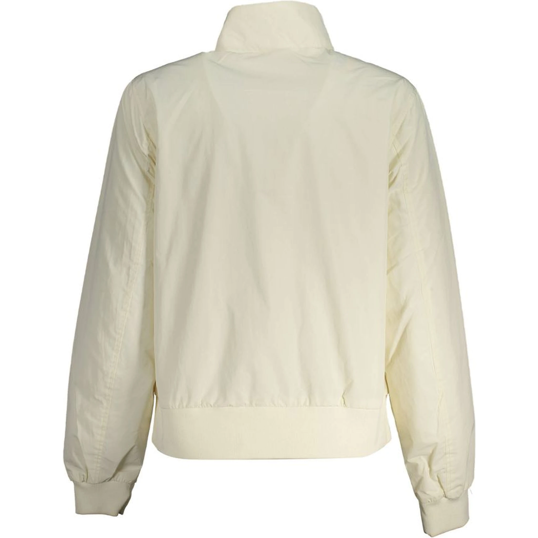 White Polyester Women Jacket