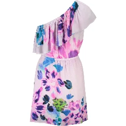 Pink Viscose Women Dress