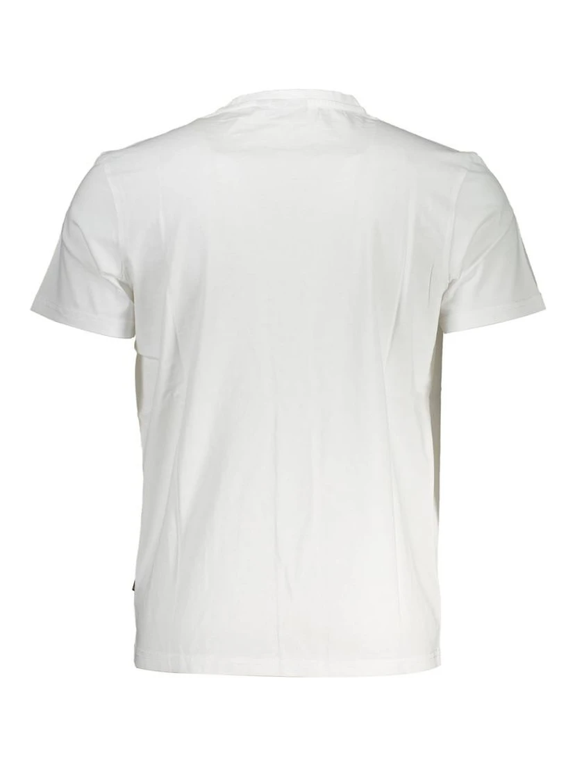 White Cotton Men T-Shirt