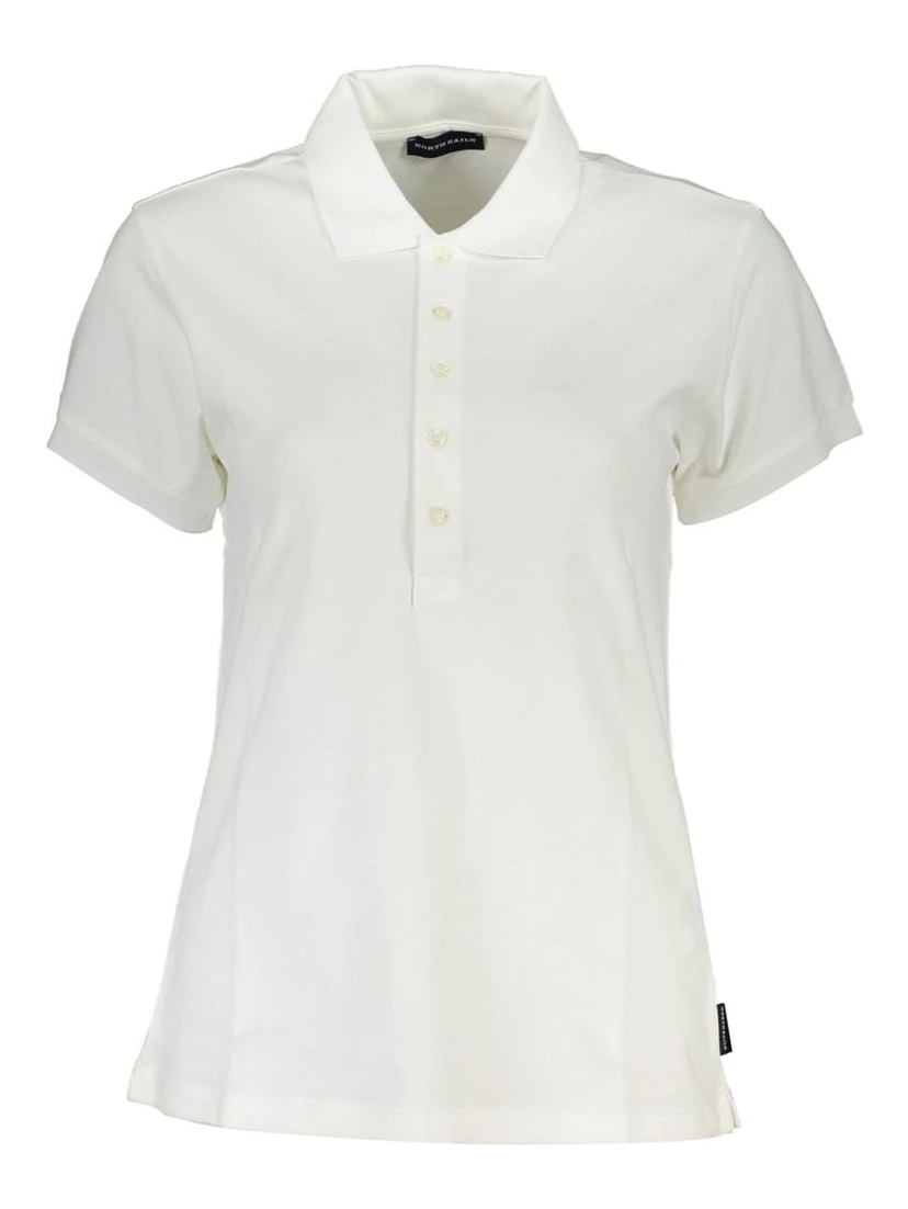 White Cotton Polo Shirt