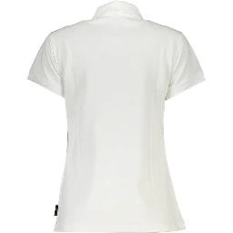 White Cotton Polo Shirt