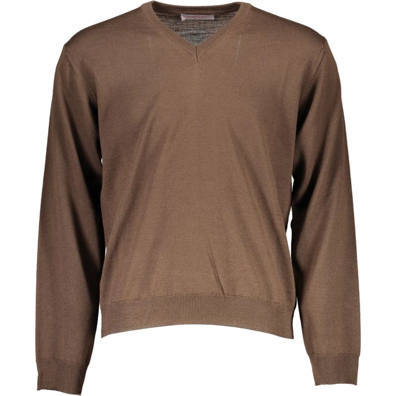 Brown Wool Men Sweater