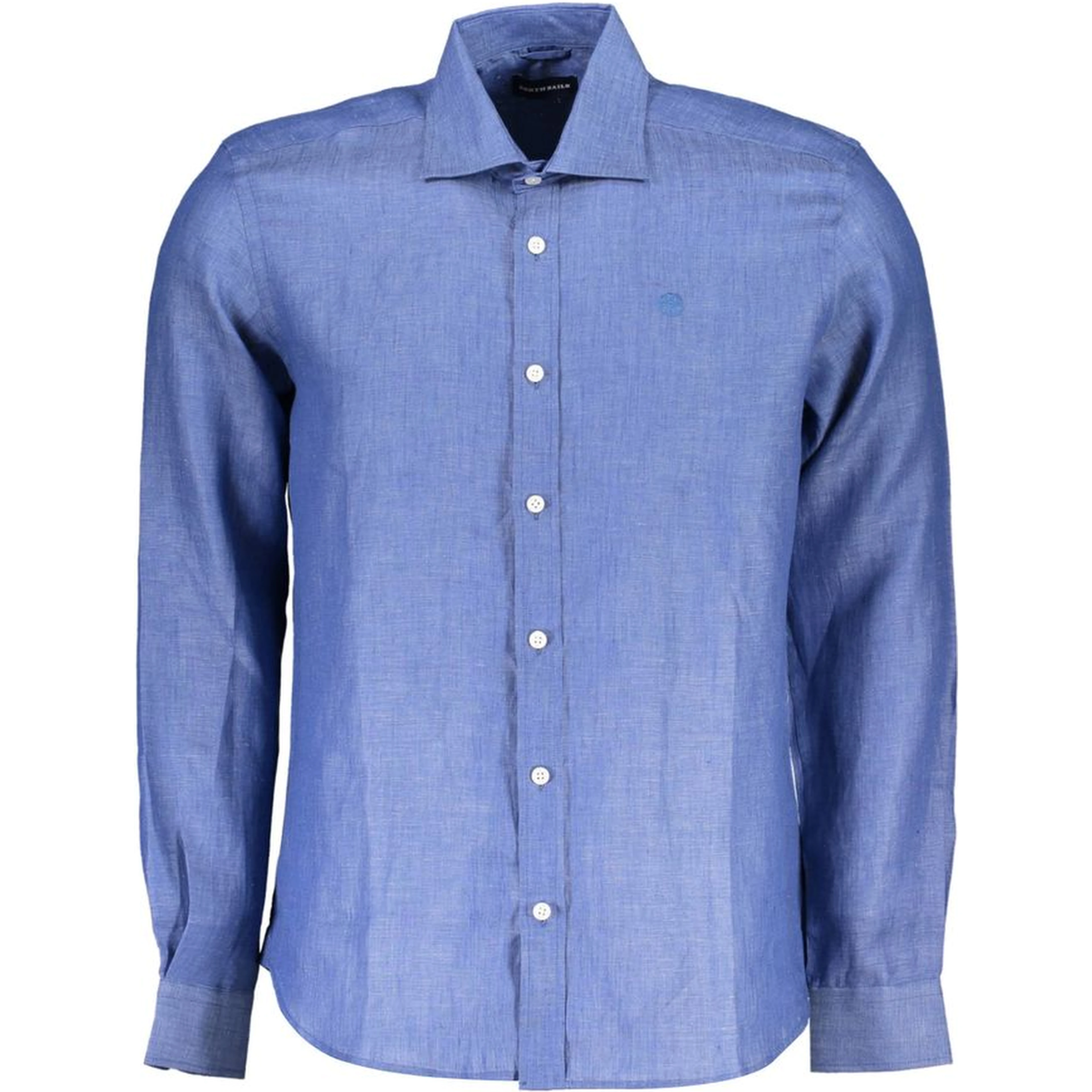 Blue Linen Men Shirt
