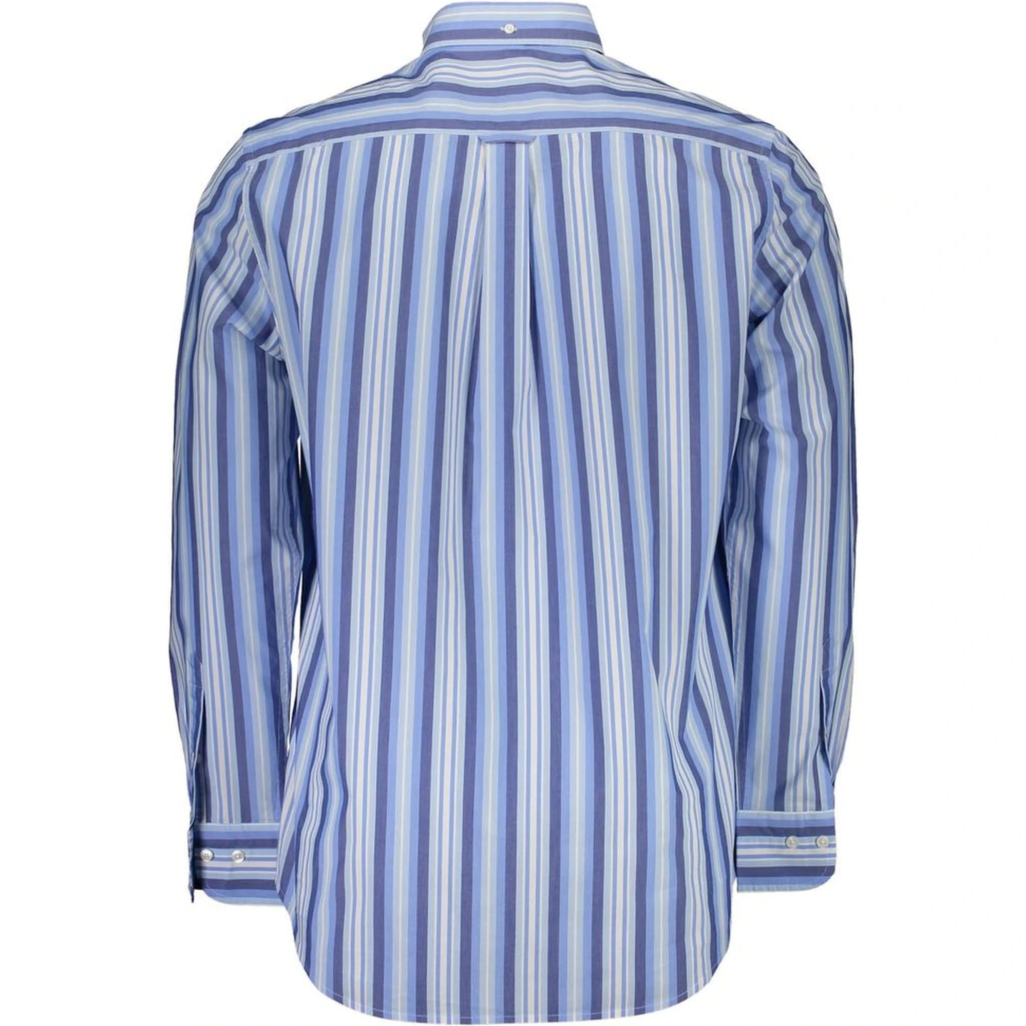 Blue Cotton Men Shirt