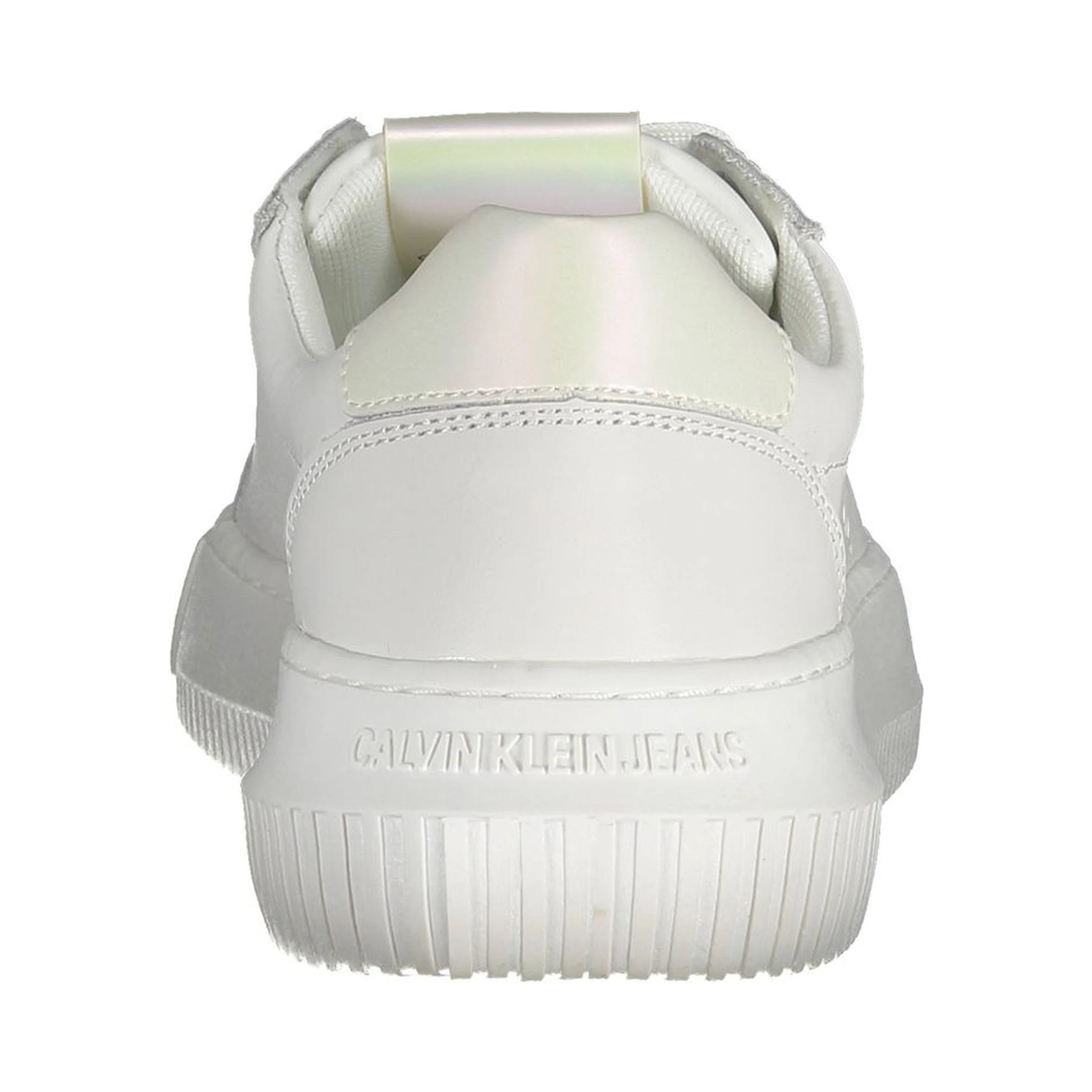 White Polyester Sneaker