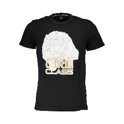 Black Cotton T-Shirt