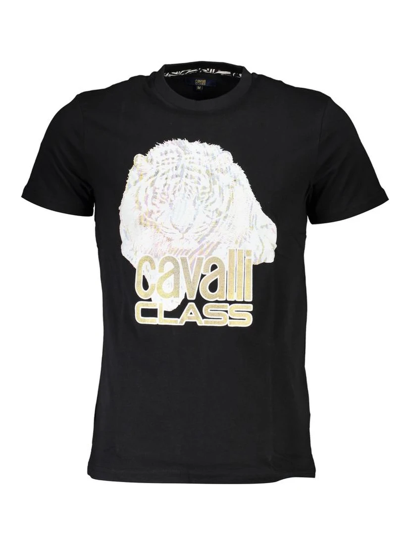 Black Cotton T-Shirt