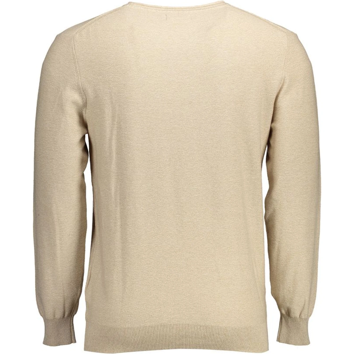 Beige Cotton Men Sweater