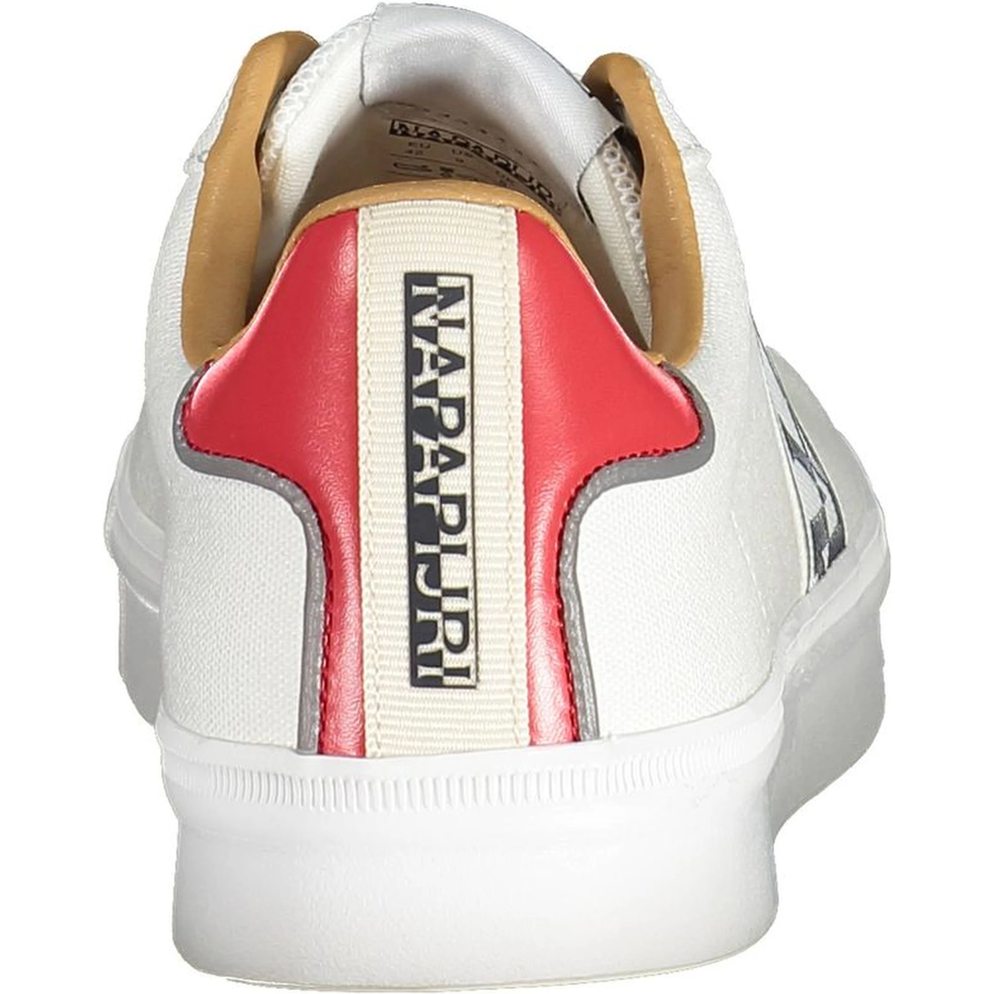 White Polyester Men Sneaker