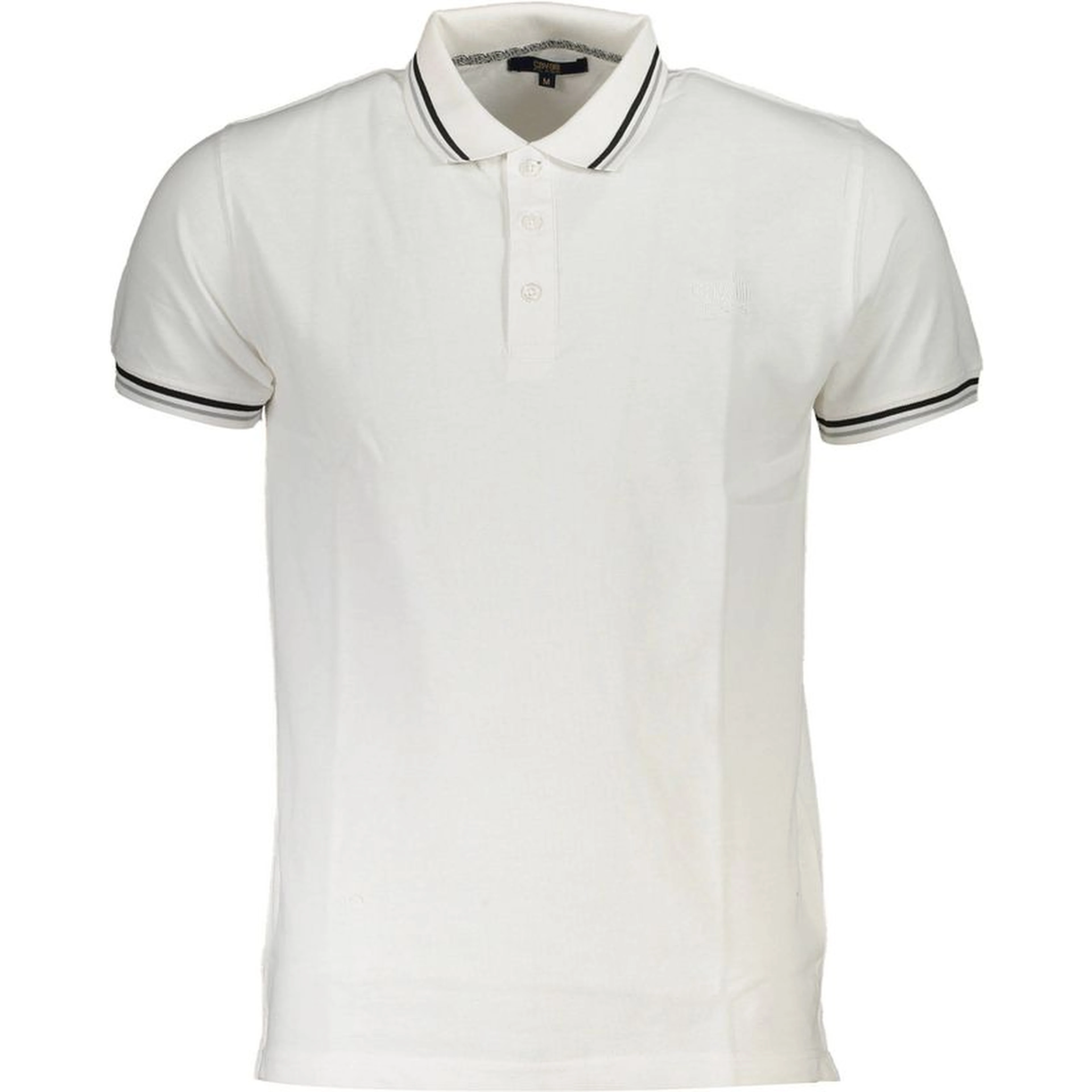 White Cotton Polo Shirt