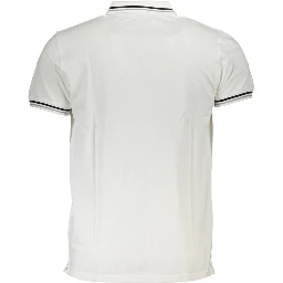 White Cotton Polo Shirt
