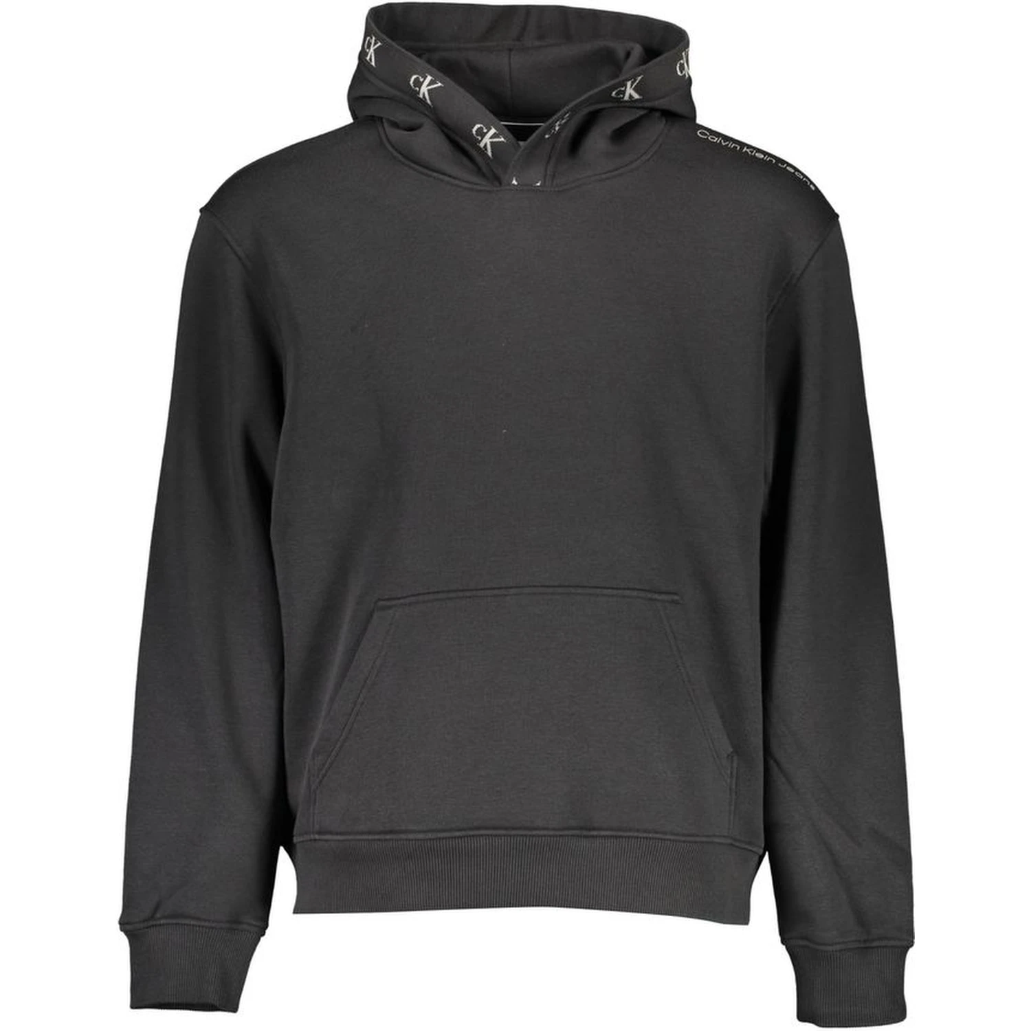 Black Cotton Men's Sweater