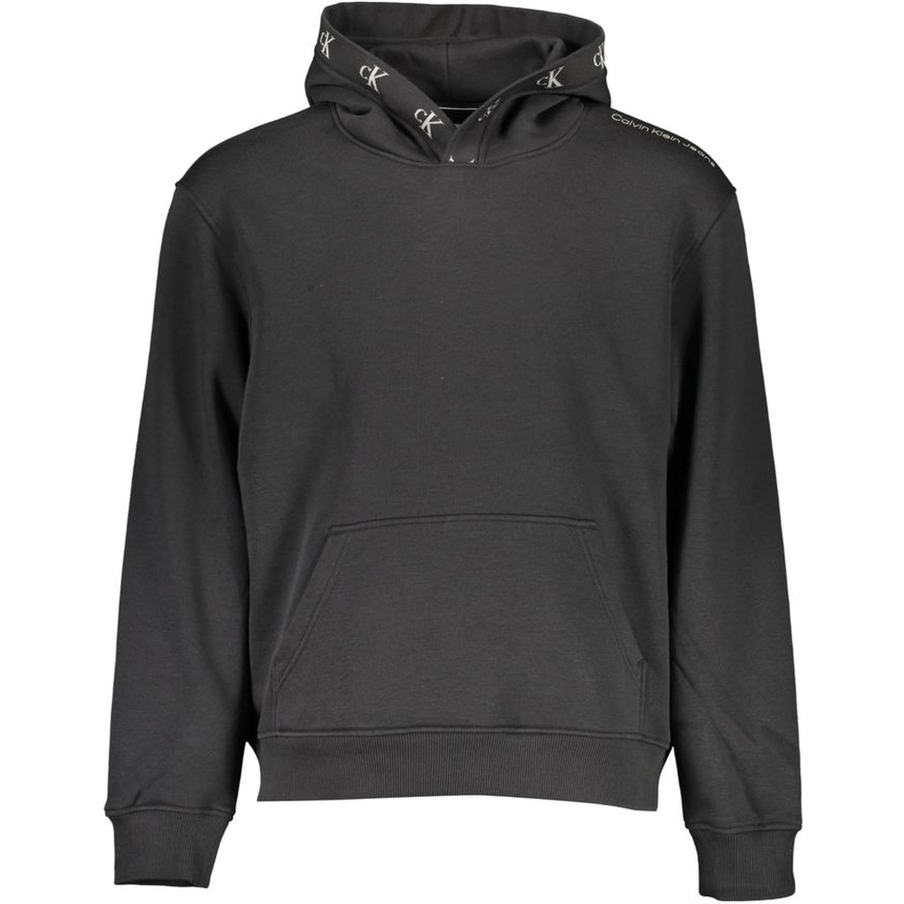 Black Cotton Men's Sweater