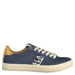 Blue Polyester Men Sneaker