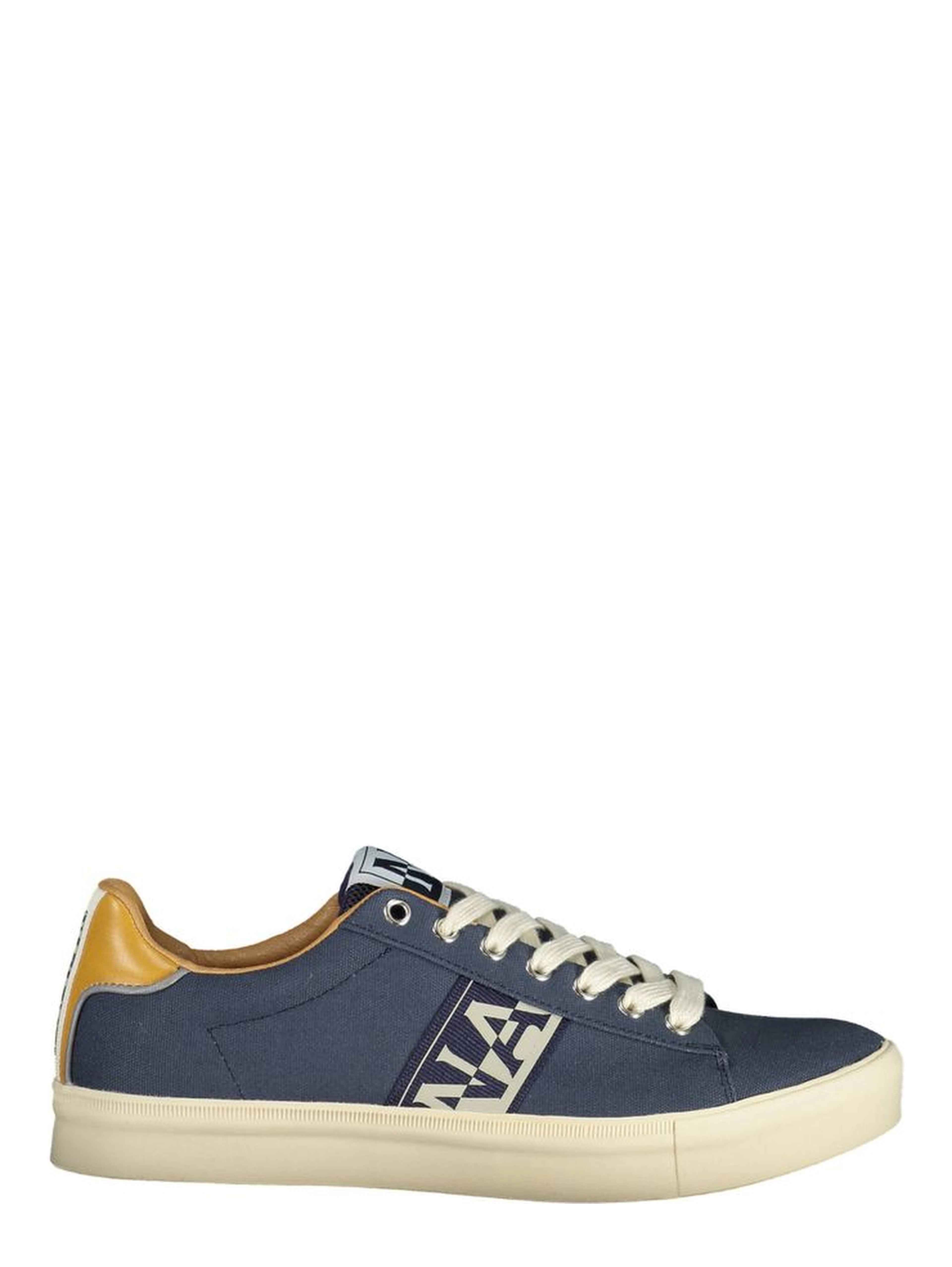 Blue Polyester Men Sneaker