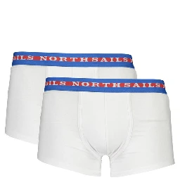 White Cotton Men Boxer