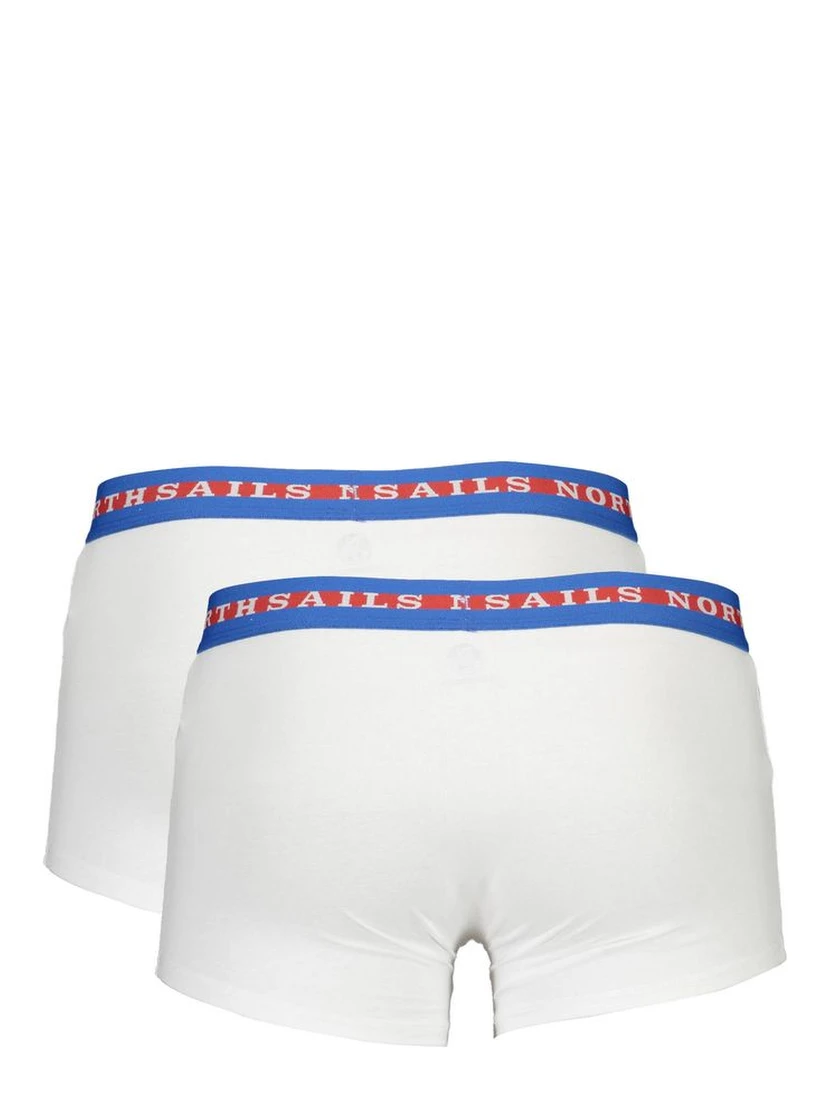White Cotton Men Boxer