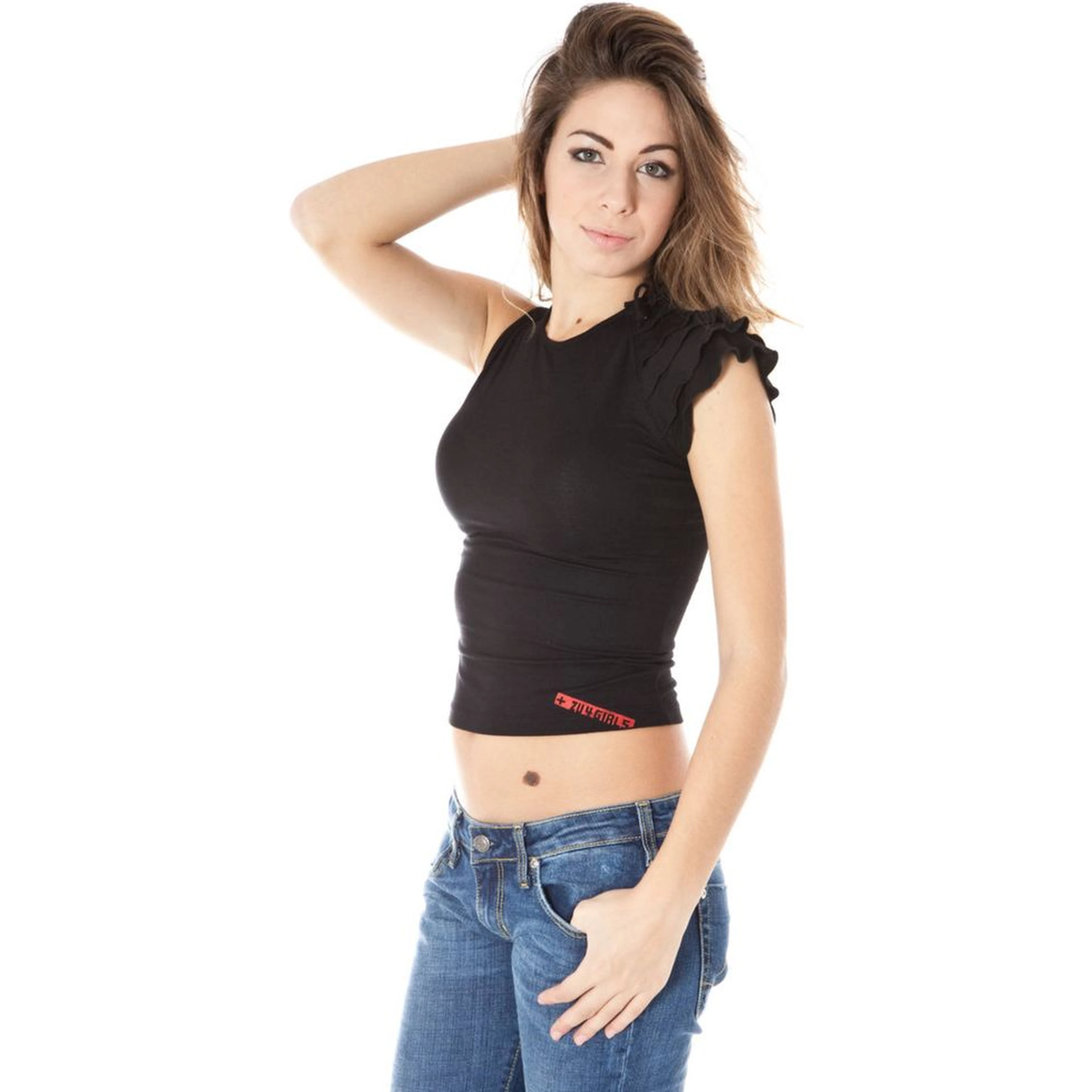 Black Lycra T-Shirt