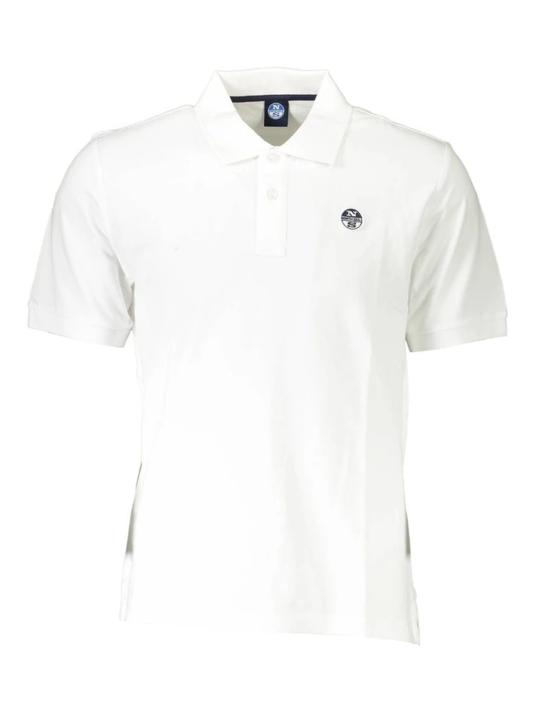 White Cotton Polo Shirt