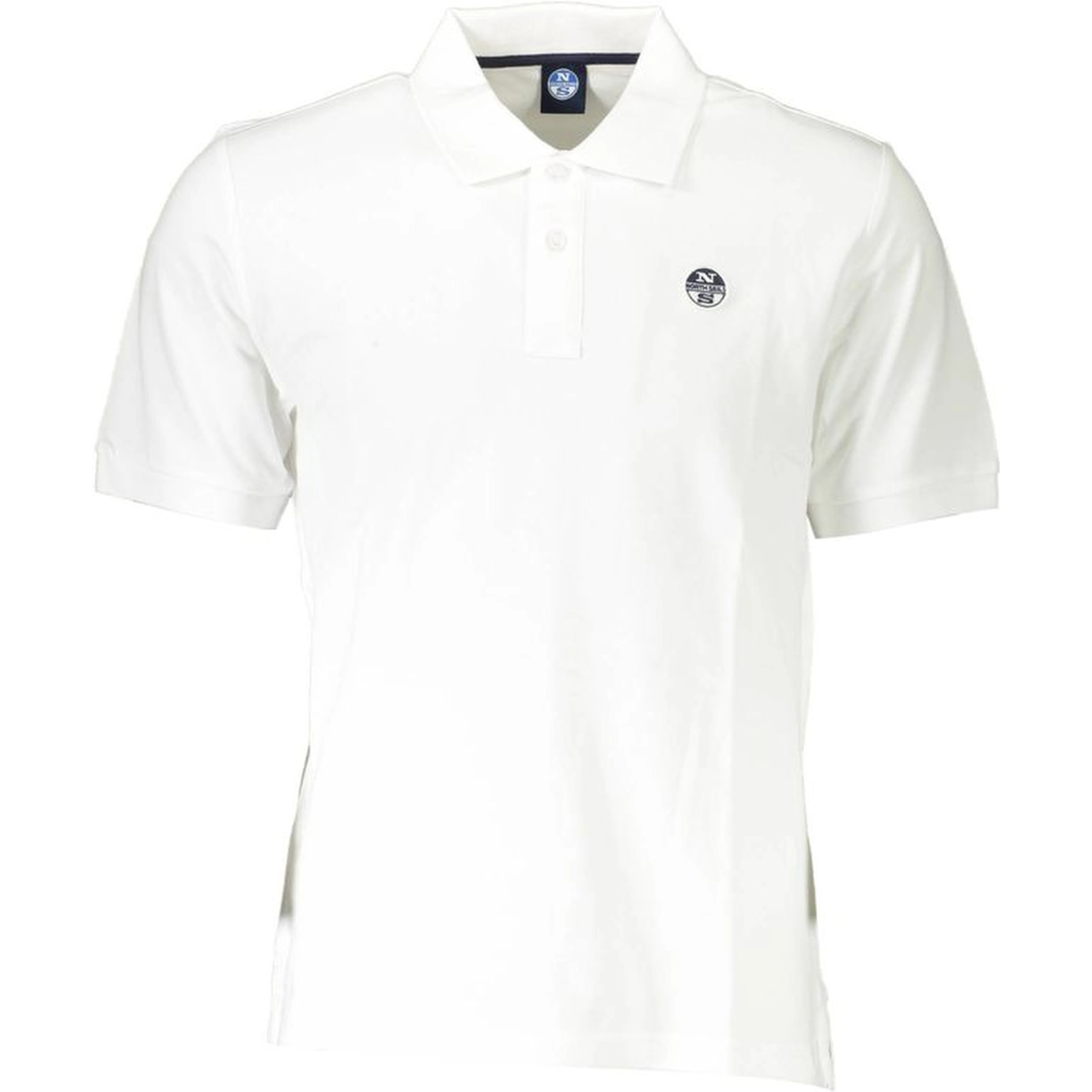 White Cotton Polo Shirt
