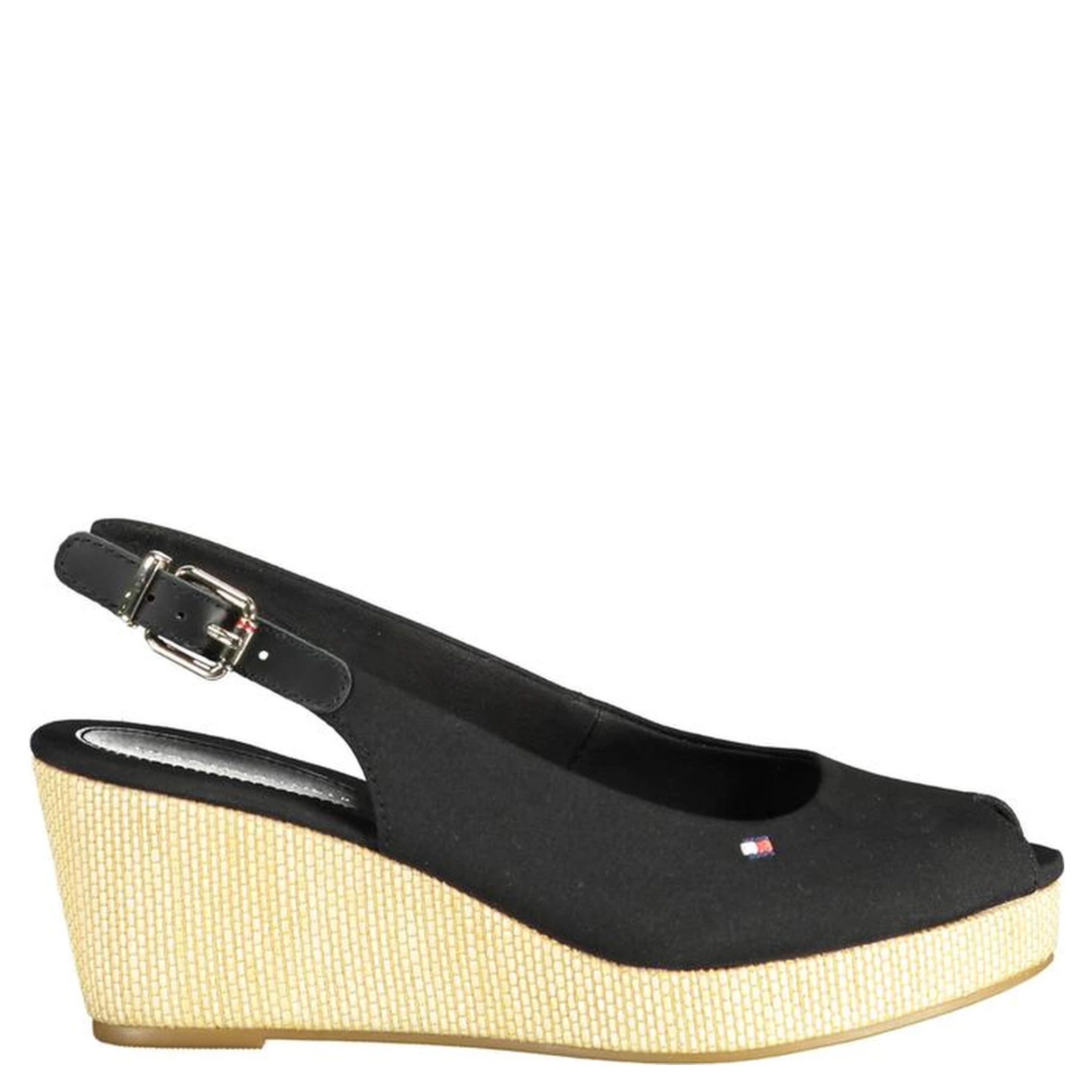 Black Leather Women Sandal