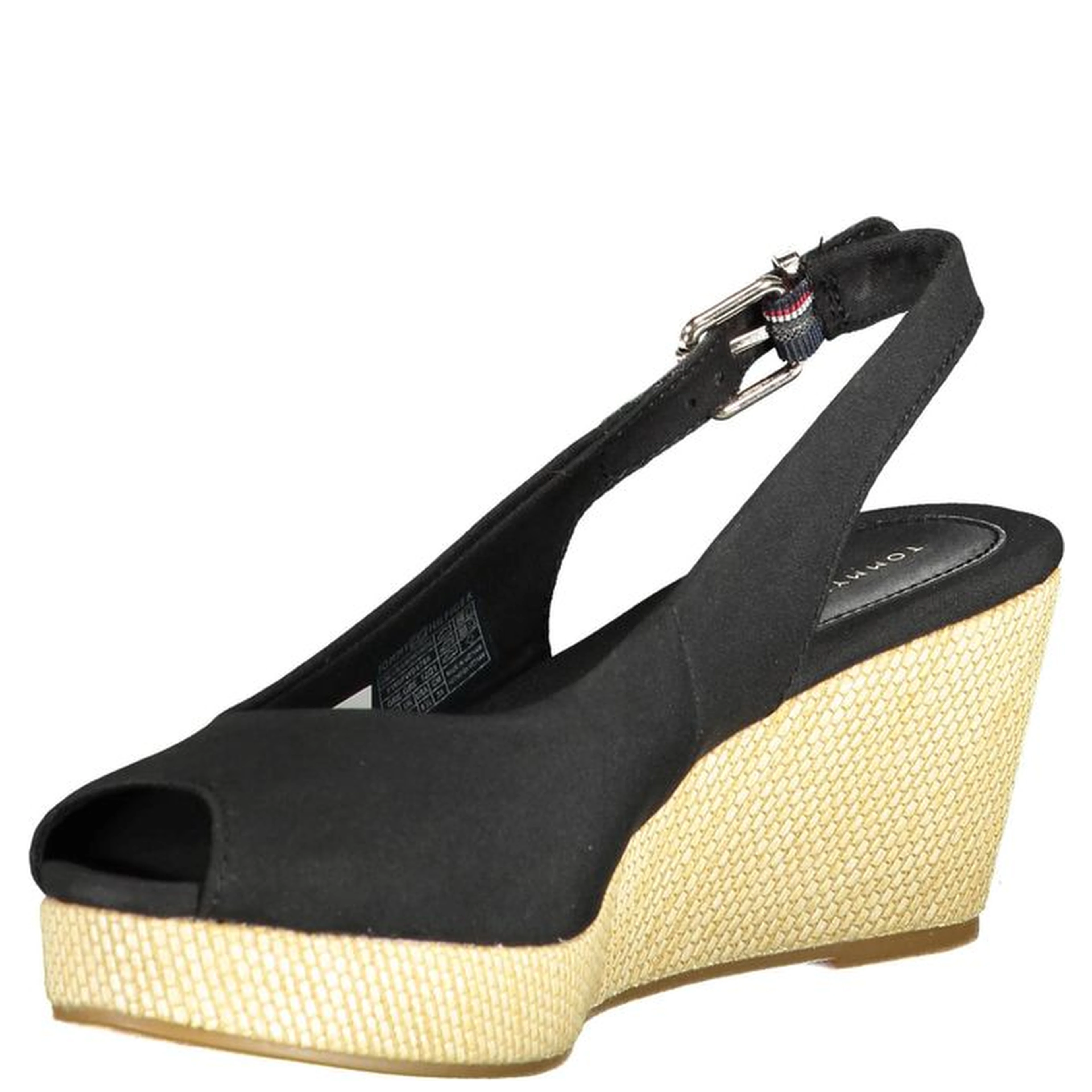 Black Leather Women Sandal