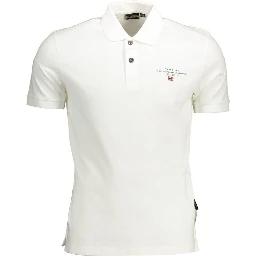 White Cotton Polo Shirt