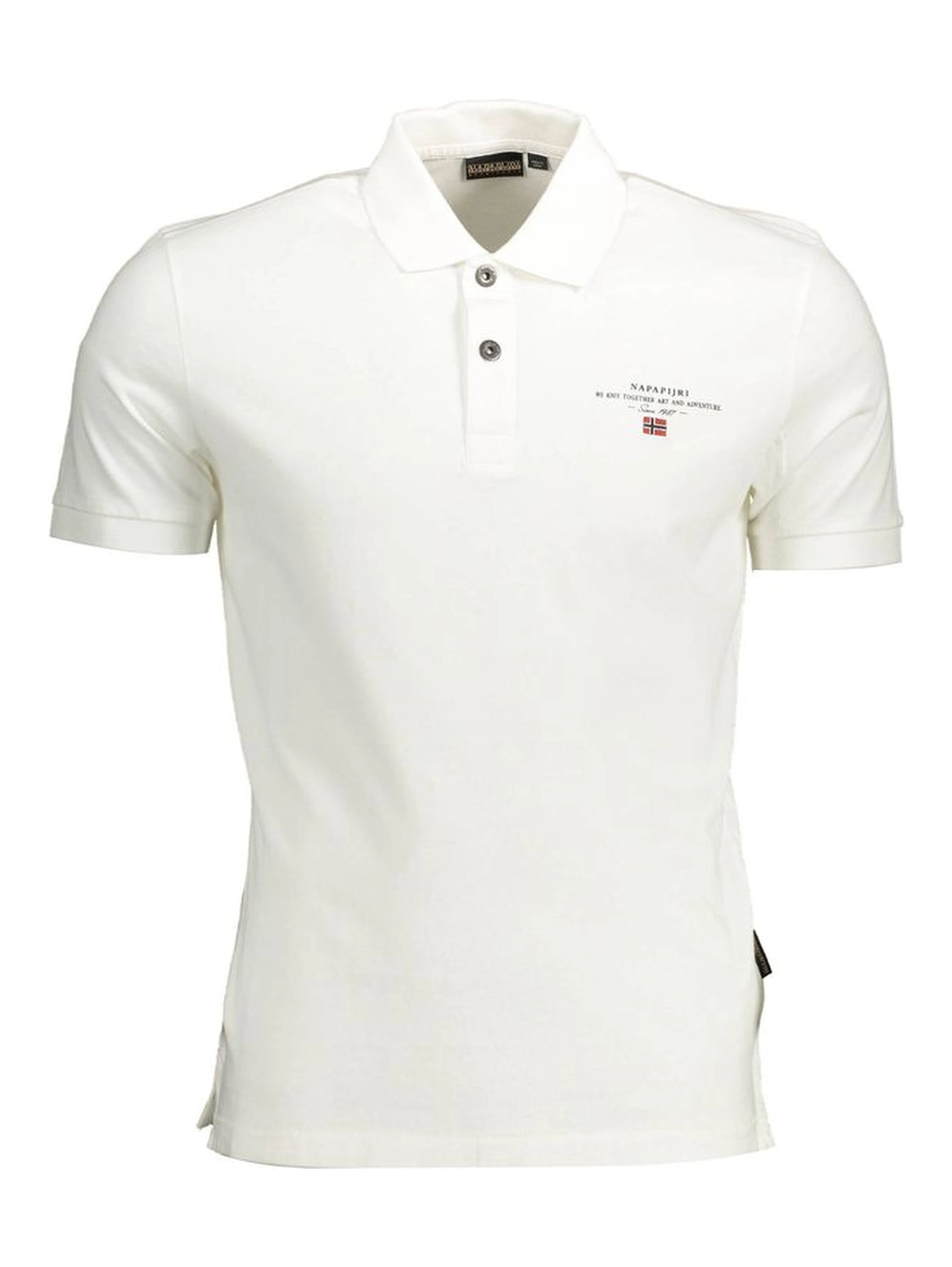 White Cotton Polo Shirt