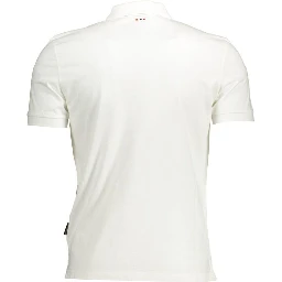 White Cotton Polo Shirt