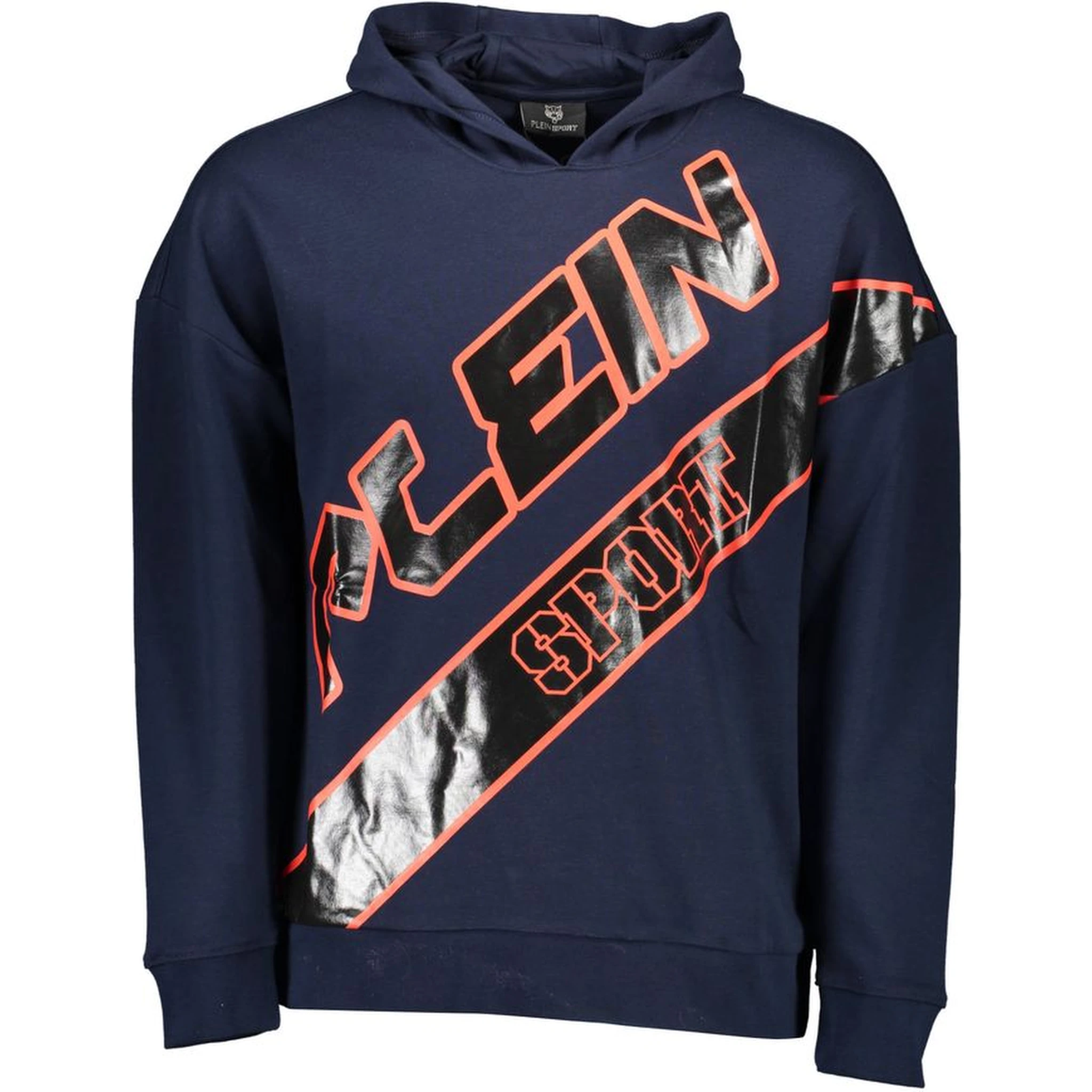 Blue Cotton Men Sweater