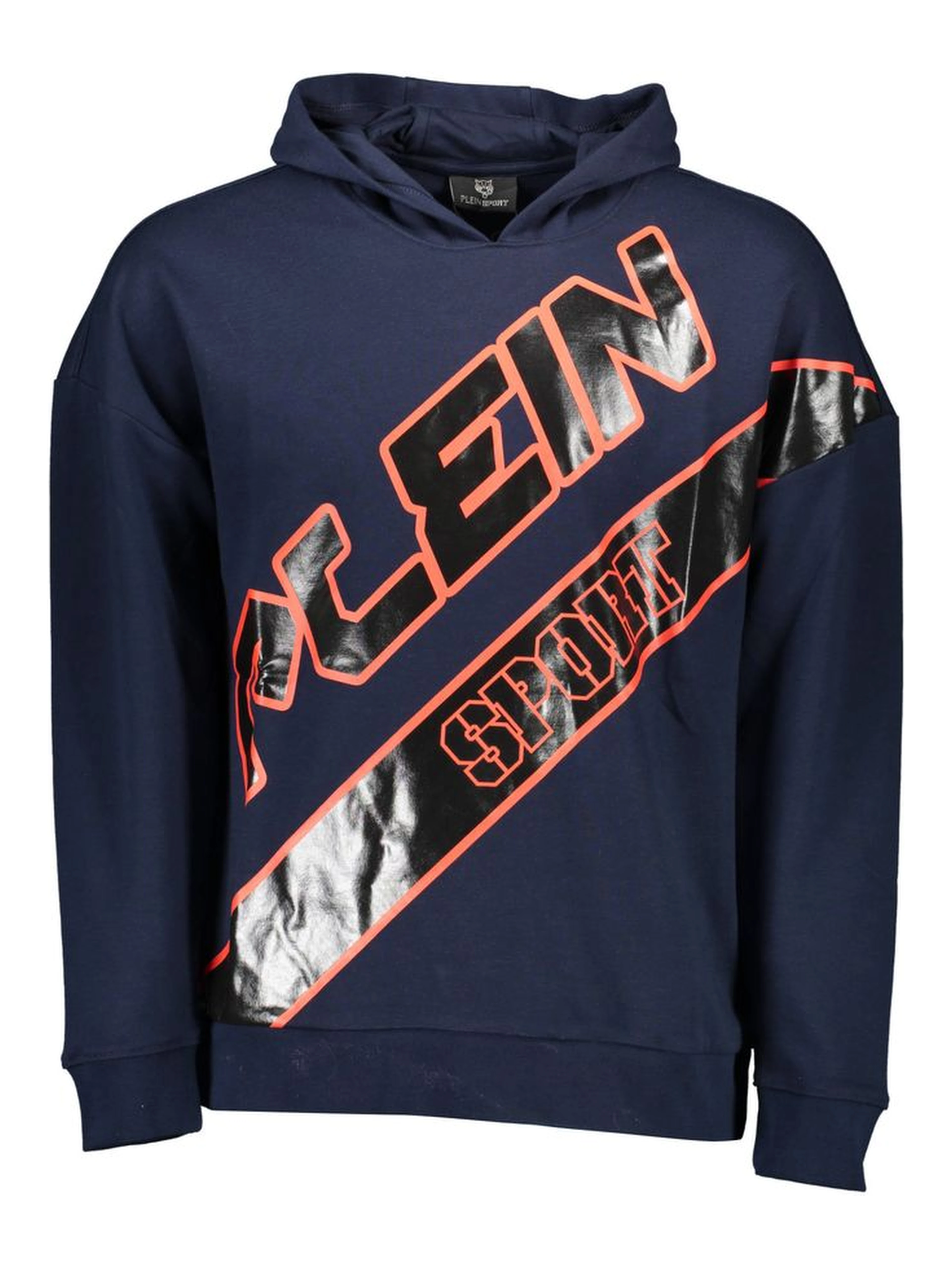Blue Cotton Men Sweater