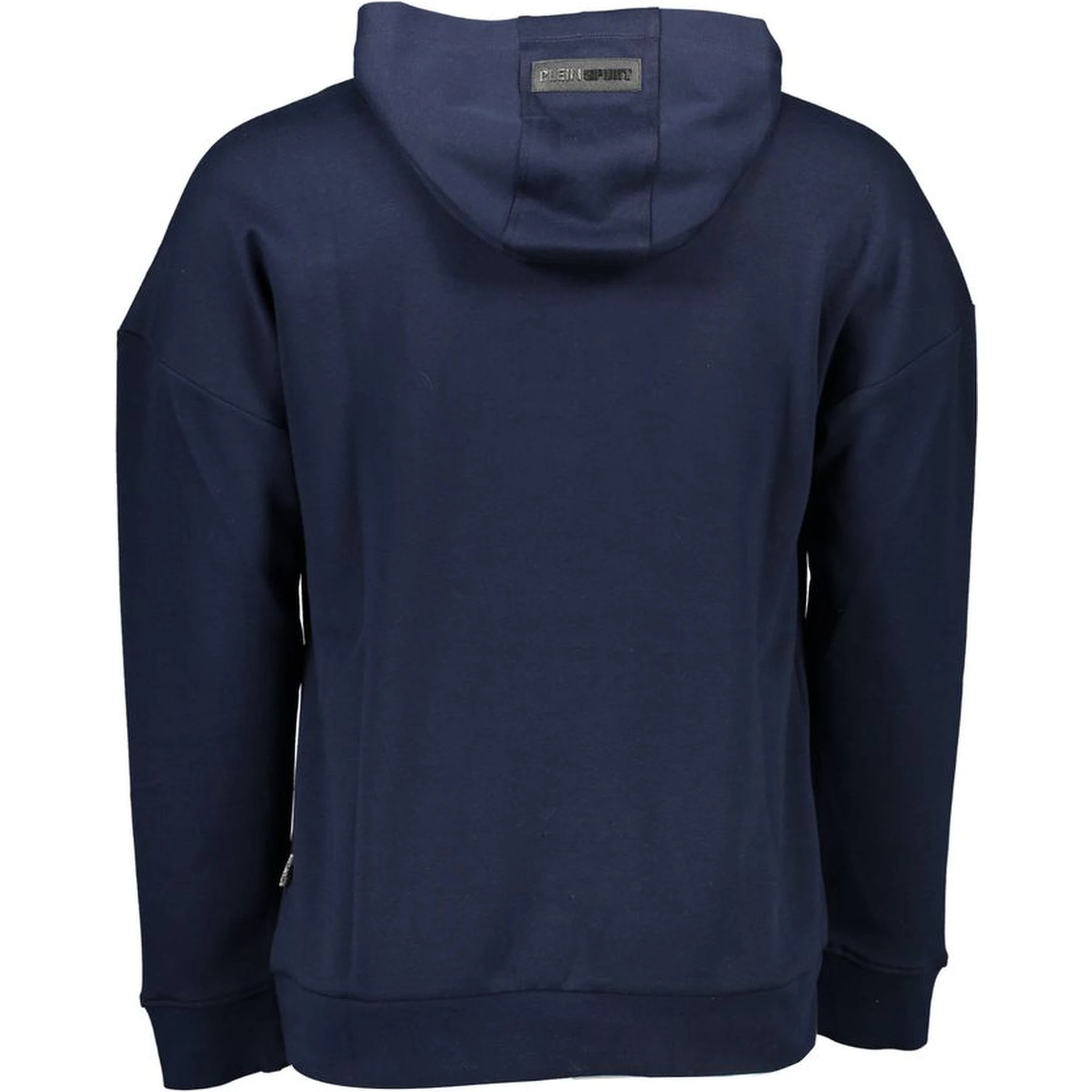 Blue Cotton Men Sweater
