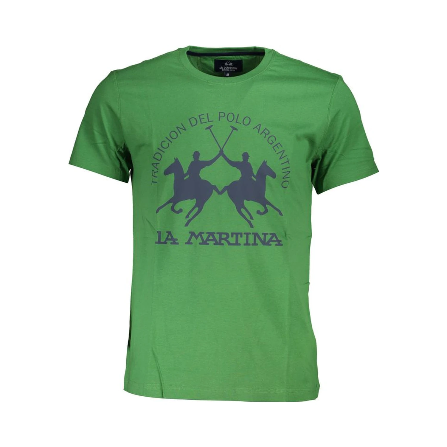 Green Cotton Men T-Shirt