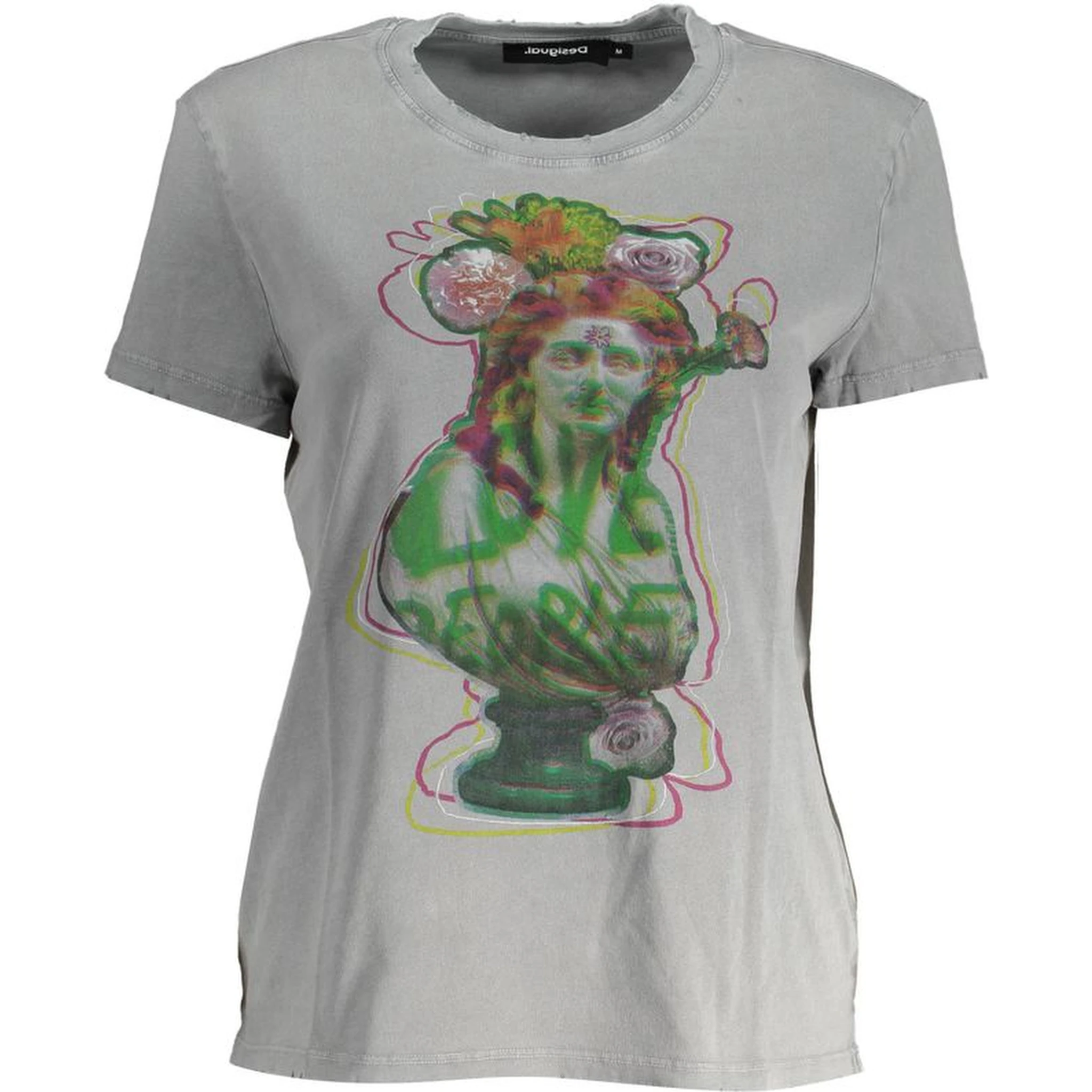 Gray Cotton T-Shirt