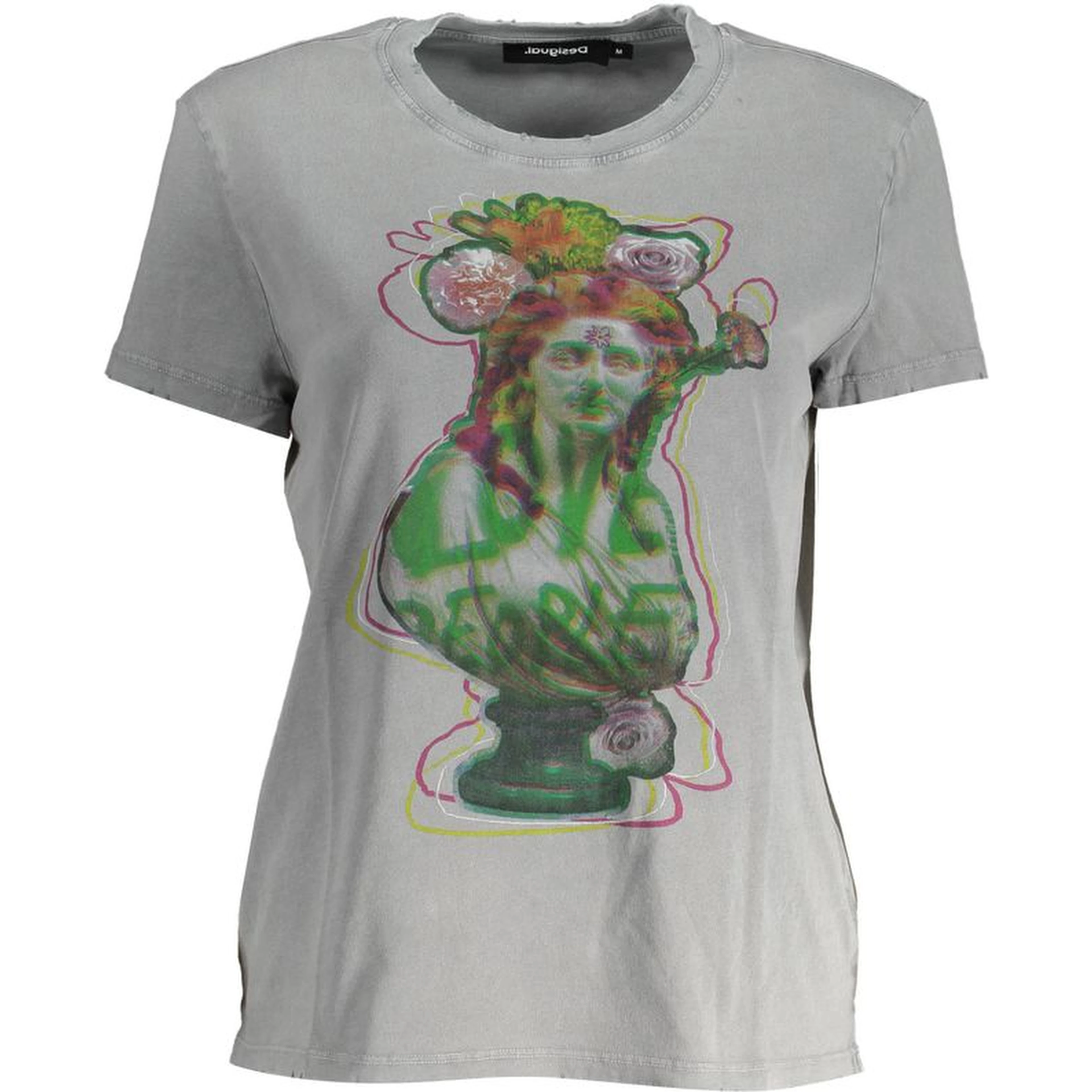 Gray Cotton T-Shirt