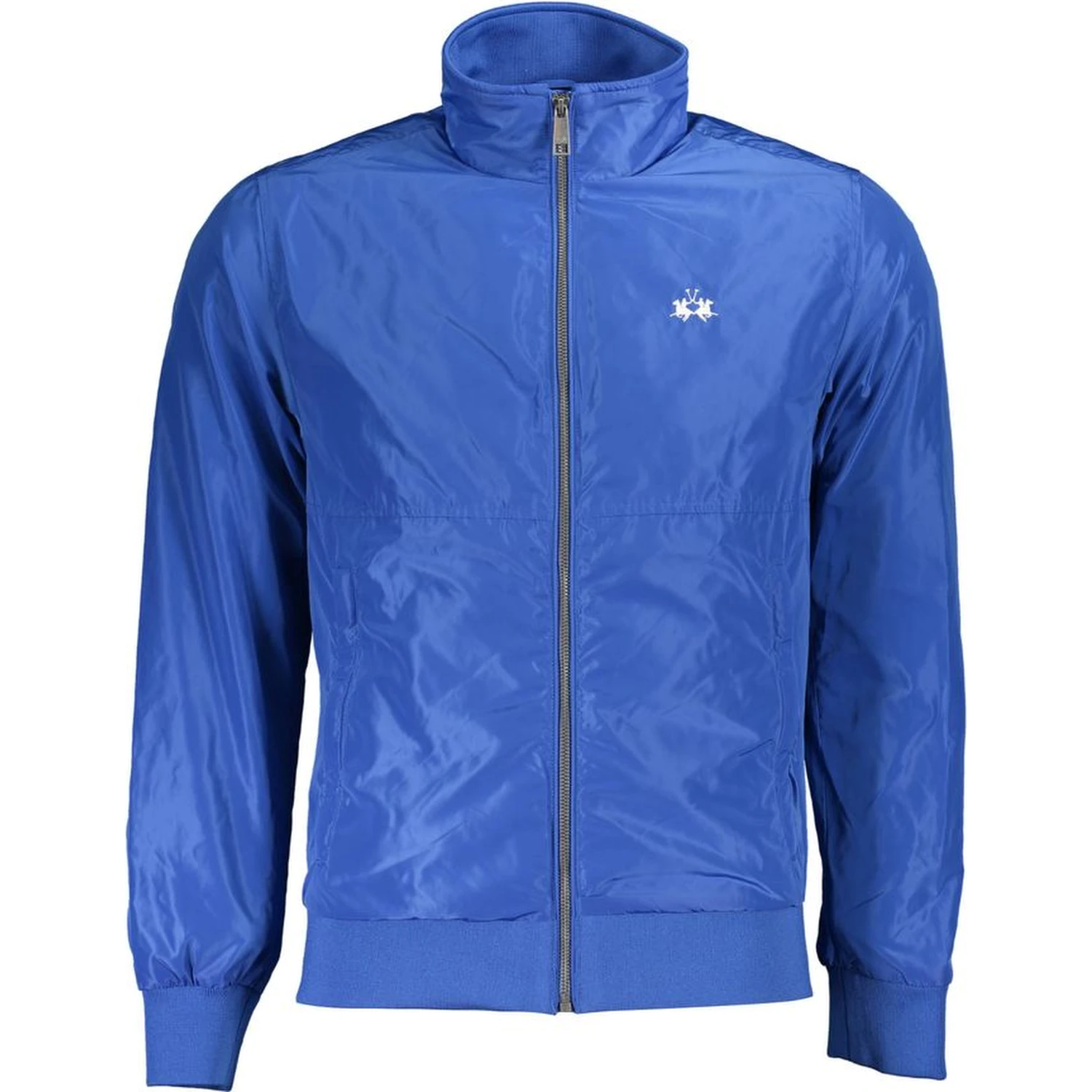 Blue Polyester Men's Jacket