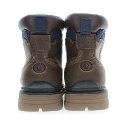 Brown Polyester Men Boot